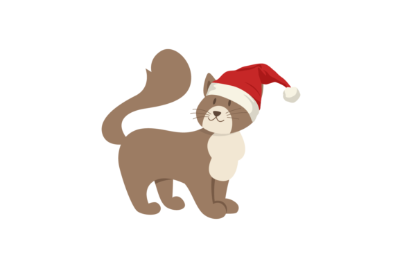 Animals Cat Wearing Christmas Hats Illustration Review
