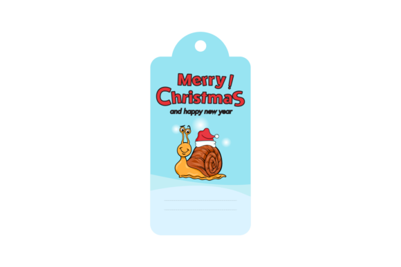 Christmas Labels Animal Snails Svg