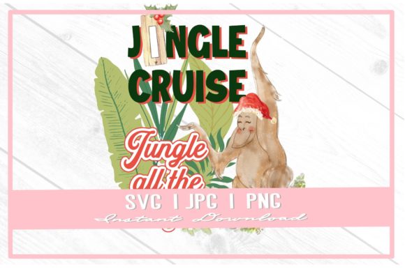 Jingle Cruise Christmas Sublimation SVG