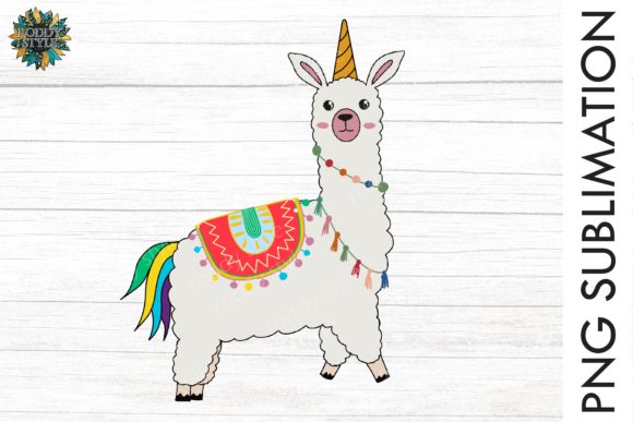 Llamacorn Christmas Graphic