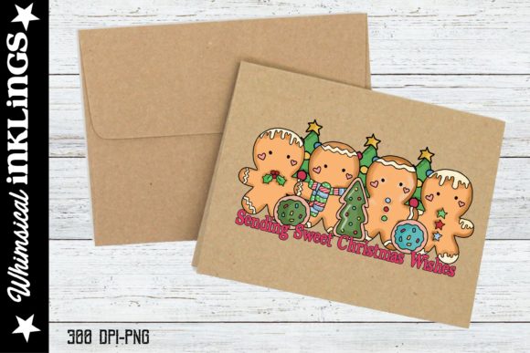 Sending Sweet Christmas Wishes Illustrations