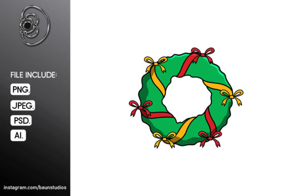 Wall Decoration Christmas Cartoon